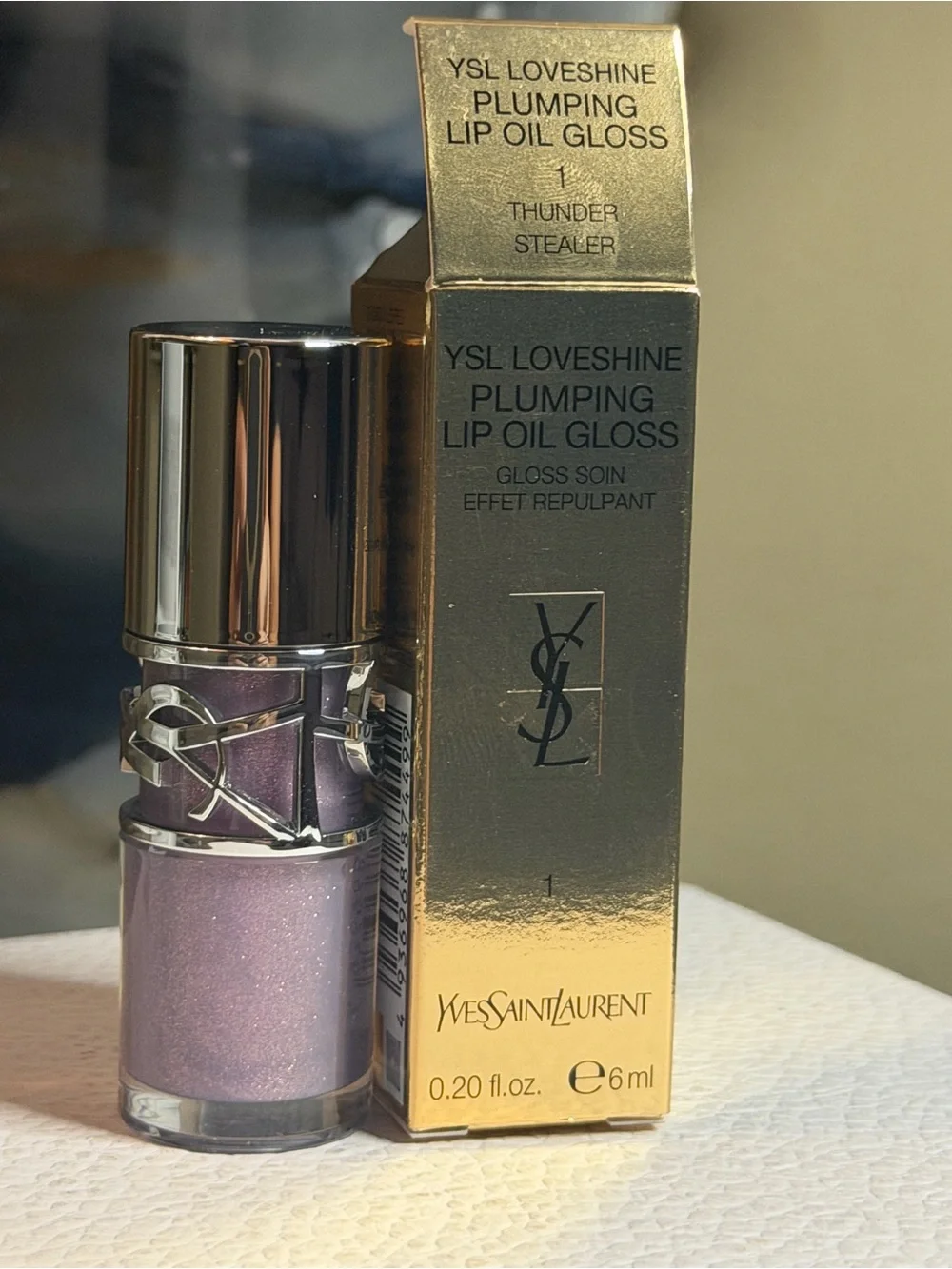 Yves Saint Laurent LOVESHINE Plumping Lip Oil Gloss - 1- Thunder Stealer